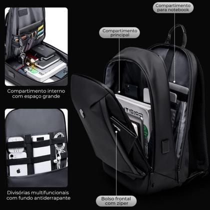 Imagem de Mochila Profissional Executiva Notebook C Divisoria Moto