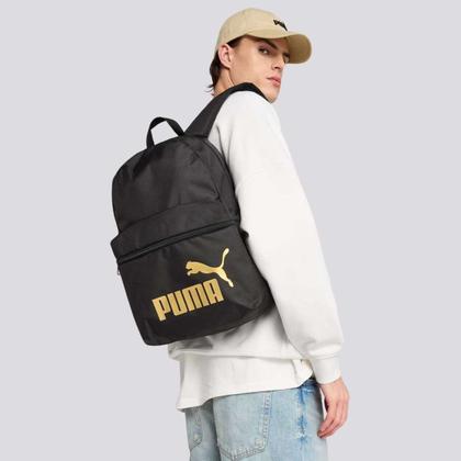 Imagem de Mochila Puma Phase Preta e Dourada