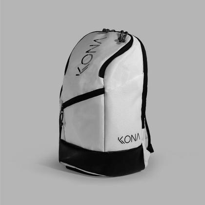Imagem de Mochila Raqueteira Beach Tennis Kona Plus Branco/Preto