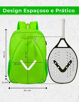 Imagem de Mochila Raqueteira Beach Tennis Padel Badminton Esportiva