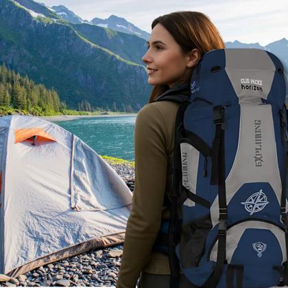 Imagem de Mochila Reforçada Camping Trilha Caminhada 70 Lts