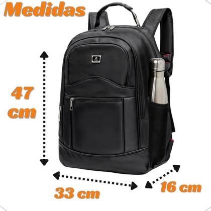 Imagem de Mochila Reforçada Executiva Escola Trabalho Viagens Masculino Feminino Impermeável
