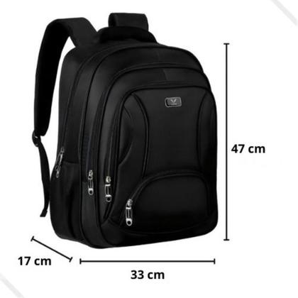 Imagem de Mochila Reforçada Multifuncional Grande Executiva Notebook