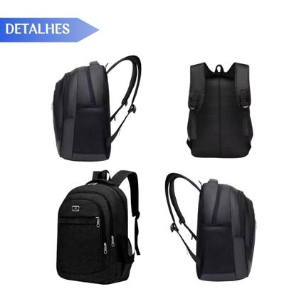 Imagem de Mochila Reforçada Notebook Impermeável Para Escola Trabalho Resistente
