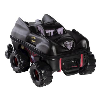 Imagem de Mochila Roda Tripla Batman Batmóvel Monster Trucks 3D - Diplomata