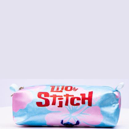 Imagem de Mochila Rodinha Infantil Menina Escolar + Lancheira Térmica +Estojo Lilo & Stitch