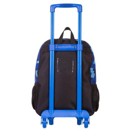 Imagem de Mochila Rodinha Infantil Menino Game Over Plus Azul Sestini