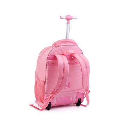 Imagem de Mochila Rodinha Juvenil Feminina Escolar Reforçada Chaveiro