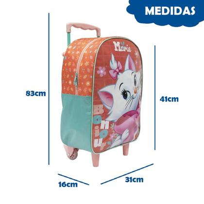 Imagem de Mochila Rodinhas 16 Gata Marie G Meninas Xeryus-10590