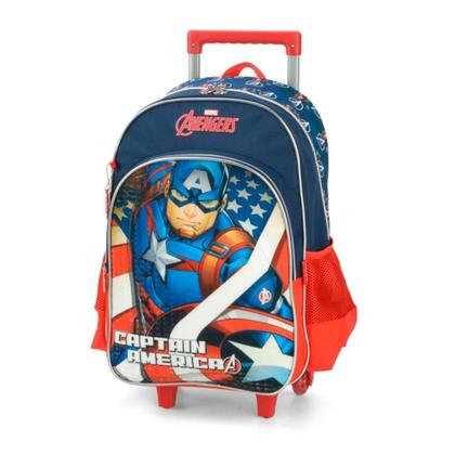 Imagem de Mochila Rodinhas 17 Capitão América Super Soldier Luxcel