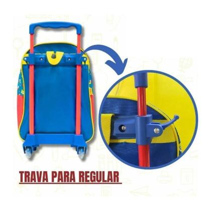 Imagem de Mochila Rodinhas Patrulha Canina P14 X2 Xeryus Original