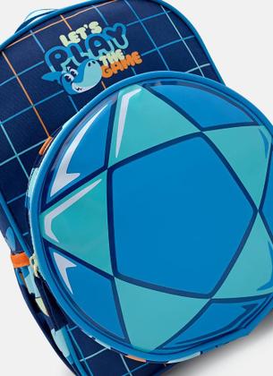 Imagem de Mochila sem rodinha media tuba futevolei azul marinho