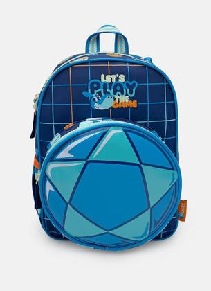 Imagem de Mochila sem rodinha media tuba futevolei azul marinho