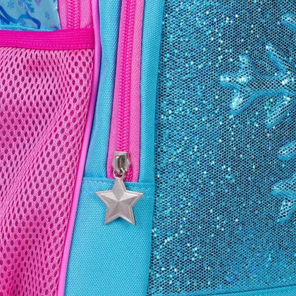 Imagem de Mochila Sestini Com Rodinhas Y Fantasy Escolar Azul e Rosa