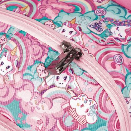 Imagem de Mochila Sestini Faculdade Juvenil Escolar Anti furto Bolsos