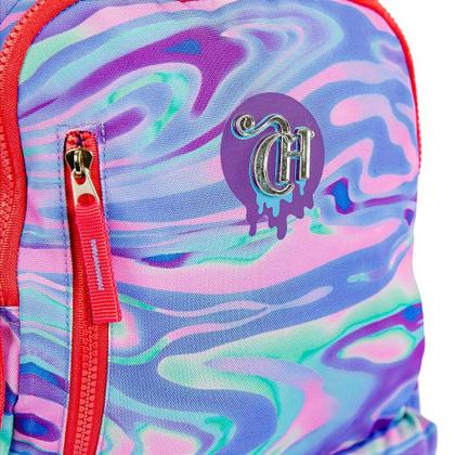 Imagem de Mochila Sestini Grande Capricho Abstract Colorido Aura