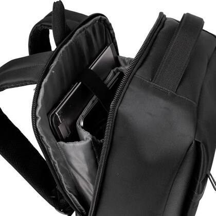 Imagem de Mochila Sestini Laptop Slim Prime 2 Compartimentos Preto