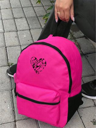 Imagem de Mochila Small  HEART Bolsa Escolar Trabalho Viagem Mala Faculdade Fut masculina feminina .