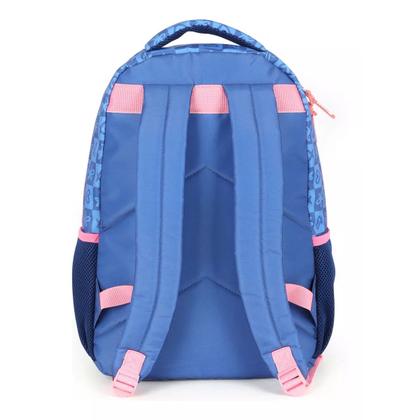 Imagem de Mochila Stitch Disney Classics Reforçada Azul e Estojo Box