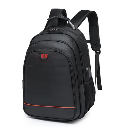 Imagem de Mochila Swicky Bolsa Executiva Entrada USB e Fone Notebook Grande Espaçosa Reforçada