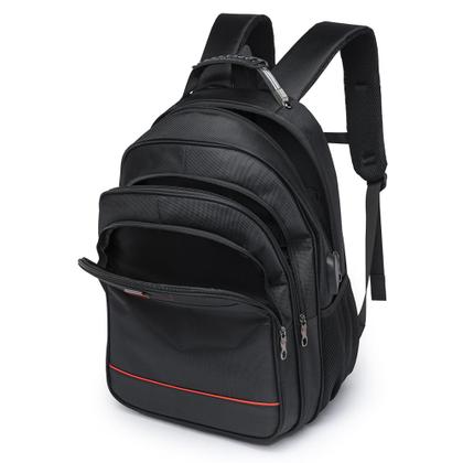 Imagem de Mochila Swicky Bolsa Executiva Entrada USB e Fone Notebook Grande Espaçosa Reforçada