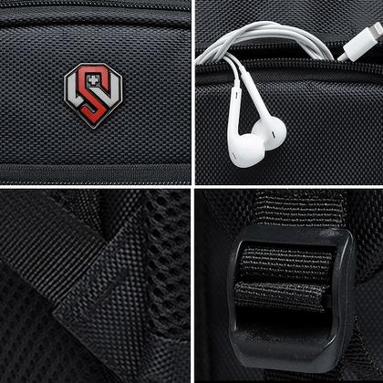 Imagem de Mochila Swissport Executiva Moderna Trabalho Reforçada Notebook