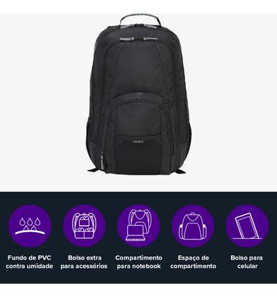 Imagem de Mochila Targus Groove CVR617 para Notebook até 17 POL Preta