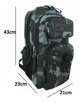 Imagem de Mochila Tática Camuflada Exército Reforçada 90% Impermeável