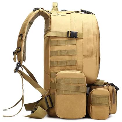 Imagem de Mochila Tática Militar Pochete Grande Modular Defender 60L 1438-6