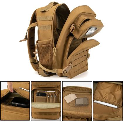 Mochila Tática RELITRK Militar - Bolsa Tiracolo Multifuncional Para Homens