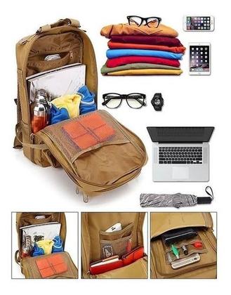 Imagem de Mochila Tática Reforçada Militar Camuflada 30l