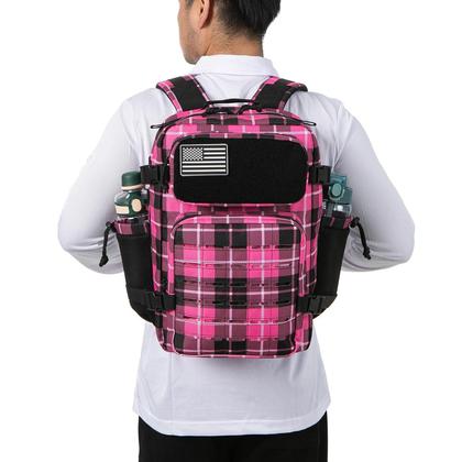 Imagem de Mochila Tática Unissex 25L/45L Com Corte a Laser Molle, Mochila De Dia Para Academia Com Suporte