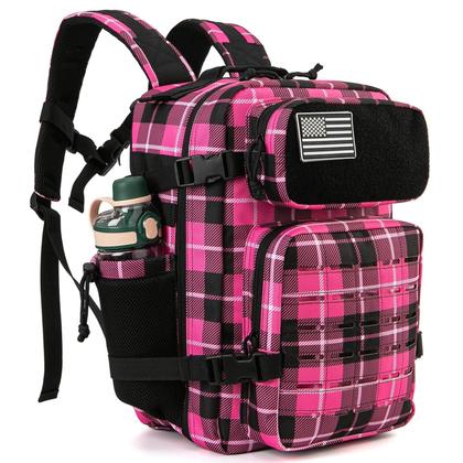 Imagem de Mochila Tática Unissex 25L/45L Com Corte a Laser Molle, Mochila De Dia Para Academia Com Suporte