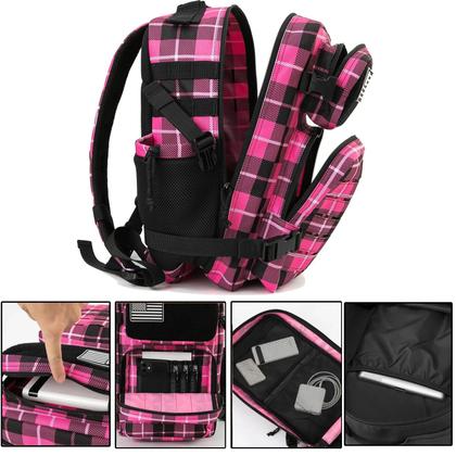 Imagem de Mochila Tática Unissex 25L/45L Com Corte a Laser Molle, Mochila De Dia Para Academia Com Suporte