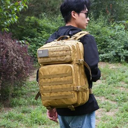 Imagem de Mochila Tático Militar Extreme Impermeável Mochila Acampamento Cargueira Viagens Exército, Mais Cinto Tático Militar Cinto