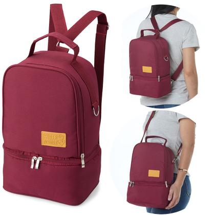 Imagem de Mochila Térmica Amamente+ One Ice com Potes para Leite Materno 200ml Super Mamãe Trocador Portátil