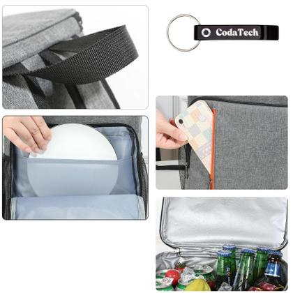 Imagem de Mochila Térmica Cooler Grande 25L Cerveja Gelada por Horas Refrigera por até 18H Impermeável, Ideal para Praia, Camping Churrasco