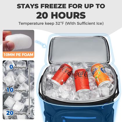 Imagem de Mochila térmica HEYTRIP Heytrip para 36 latas, aislada, negra