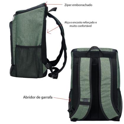 Imagem de Mochila Térmica Termowave 25L Bolsa Cooler Bebidas Verde