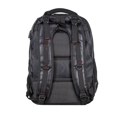 Imagem de Mochila Tigre Executiva Couro Cadeado Antifurto Masculina Feminina Preta 