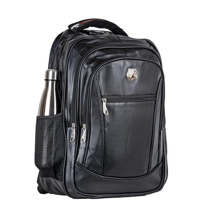 Imagem de Mochila Tigre Executiva Couro Cadeado Antifurto Masculina Feminina Preta 