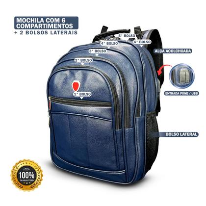 Imagem de Mochila Trabalho Notebook Resistente Faculdade Universidade