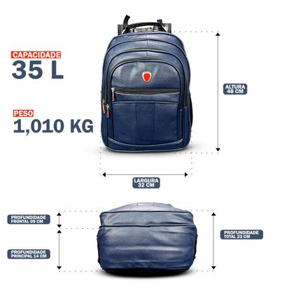 Imagem de Mochila Trabalho Notebook Resistente Faculdade Universidade