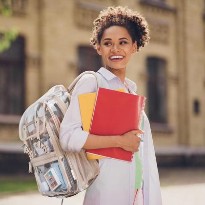 Imagem de Mochila Transparente Mommore Heavy Duty - PVC Resistente e Espesso