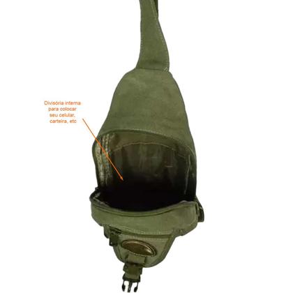 Imagem de Mochila Transversal Em Lona Brasil Ja8016