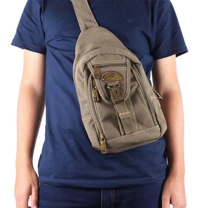 Imagem de Mochila Transversal Em Lona Brasil Ja8016
