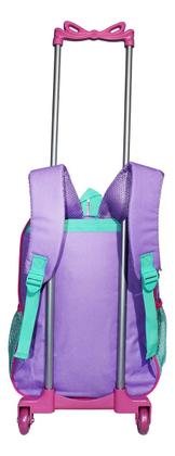 Imagem de Mochila Unicórnio Rodinhas Meninas Escolar Grande Dl1328