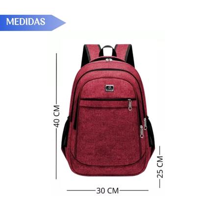 Imagem de Mochila Viagem Notebook Reforçada Coreana Unissex Prática - Cores