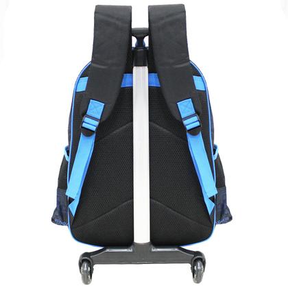 Imagem de Mochila Vídeo Game Led Luzes Lancheira Térmica Estojo Triplo