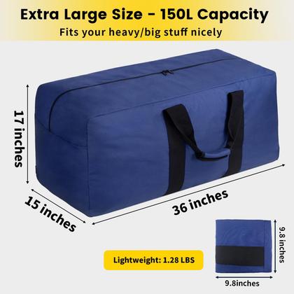 Imagem de Mochila Vorspack Extra Large 150L para viagem azul